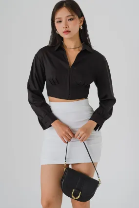 Snazzy Corset Shirt (Black)
