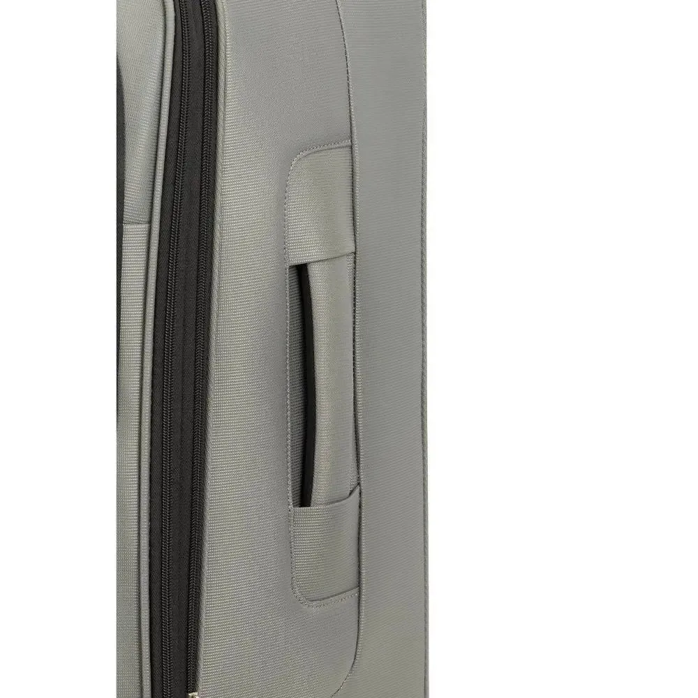 SWISSGEAR 24" Softside Medium Checked Suitcase Spinner Luggage, Gray