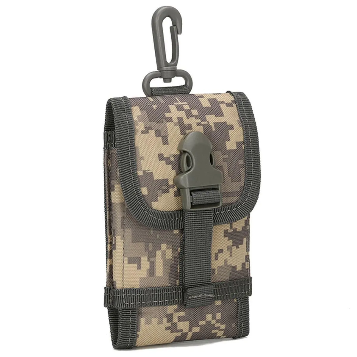 Tactical Molle Phone Holder Utility Water-resistant Phone Pouch to fit 6" Mobile