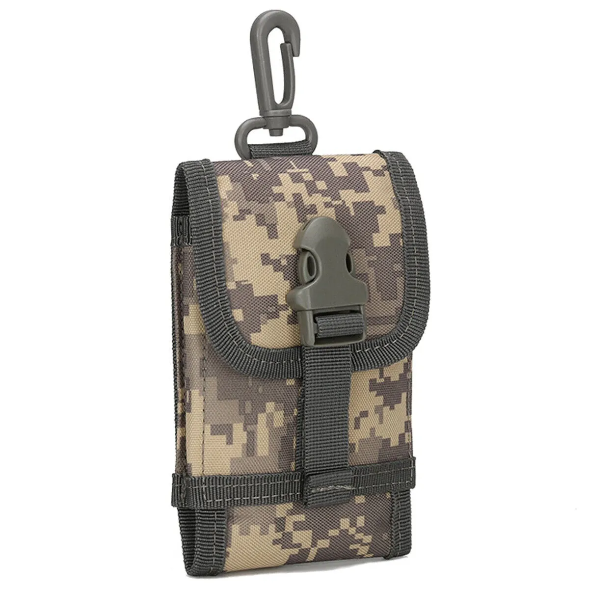Tactical Molle Phone Holder Utility Water-resistant Phone Pouch to fit 6" Mobile