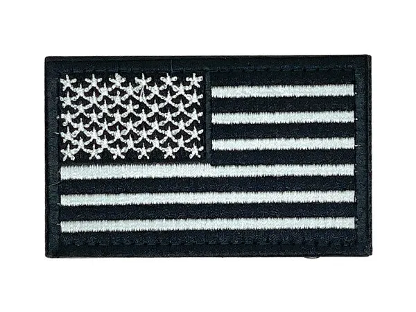 Tactical USA Flag Patch with Velcro Backing