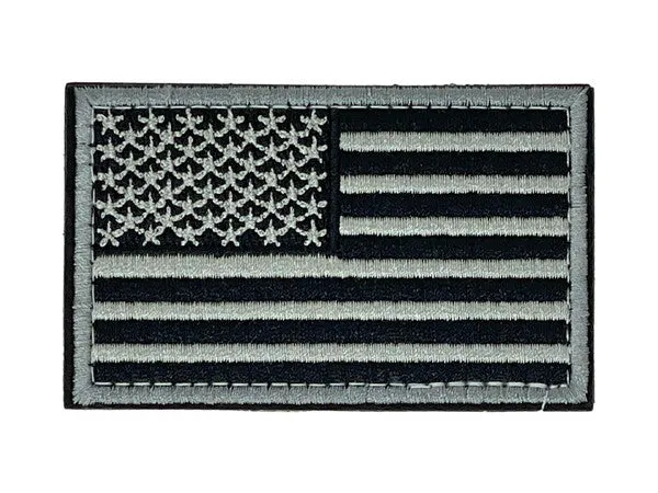 Tactical USA Flag Patch with Velcro Backing