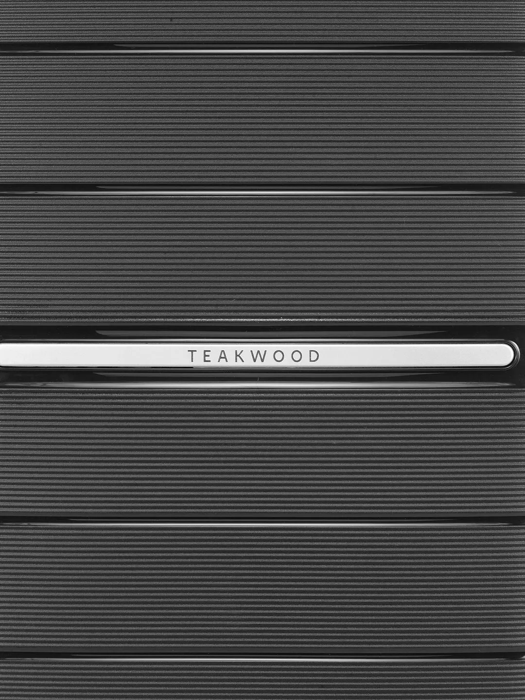 Teakwood Unisex Black Trolley Bag - SET OF THREE