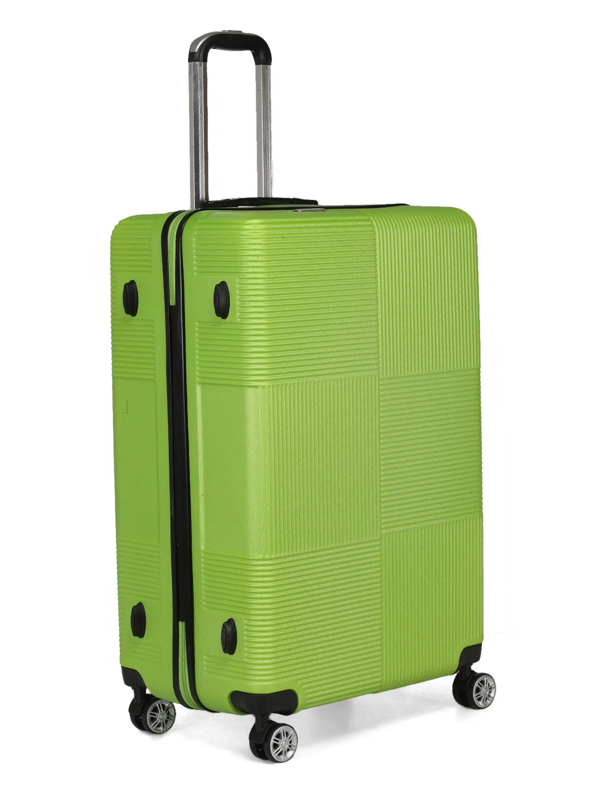 Teakwood Unisex Green Trolley Bag - Large