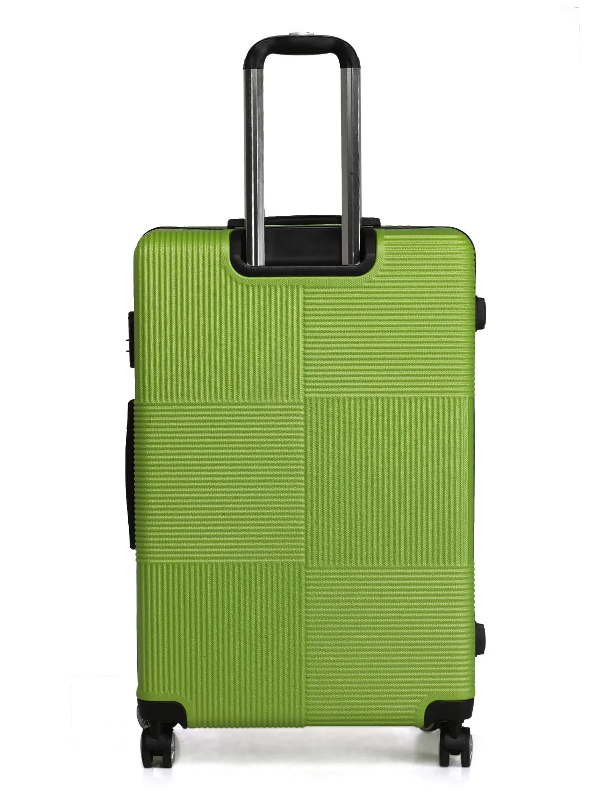 Teakwood Unisex Green Trolley Bag - Large
