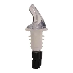 Thunder Group PLPR063M 5/8 oz Acrylonitrile Measured Liquor Pourer With Black Tail & No Collar Pack of 12