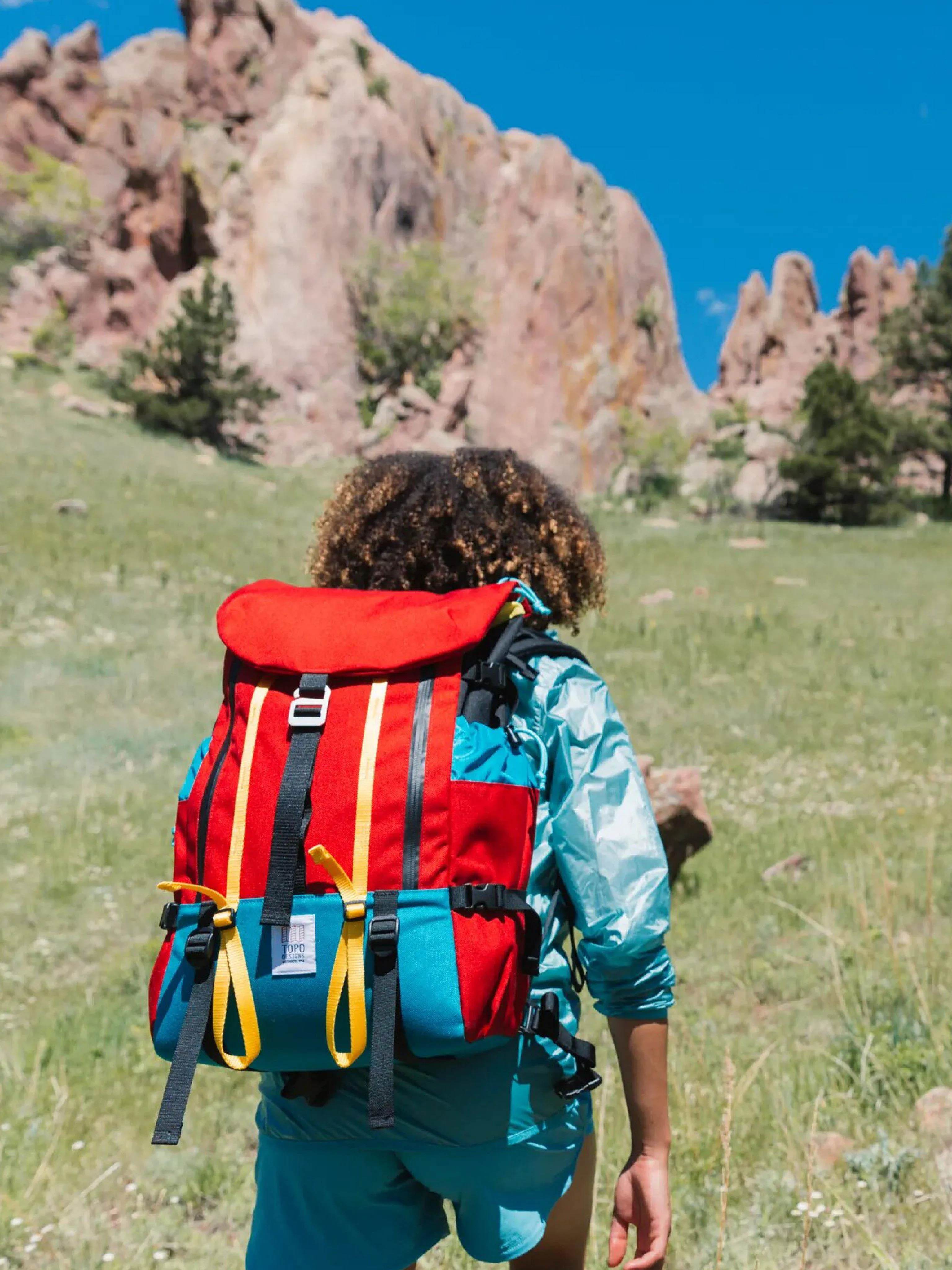 Topo Designs Mountain Pack Red