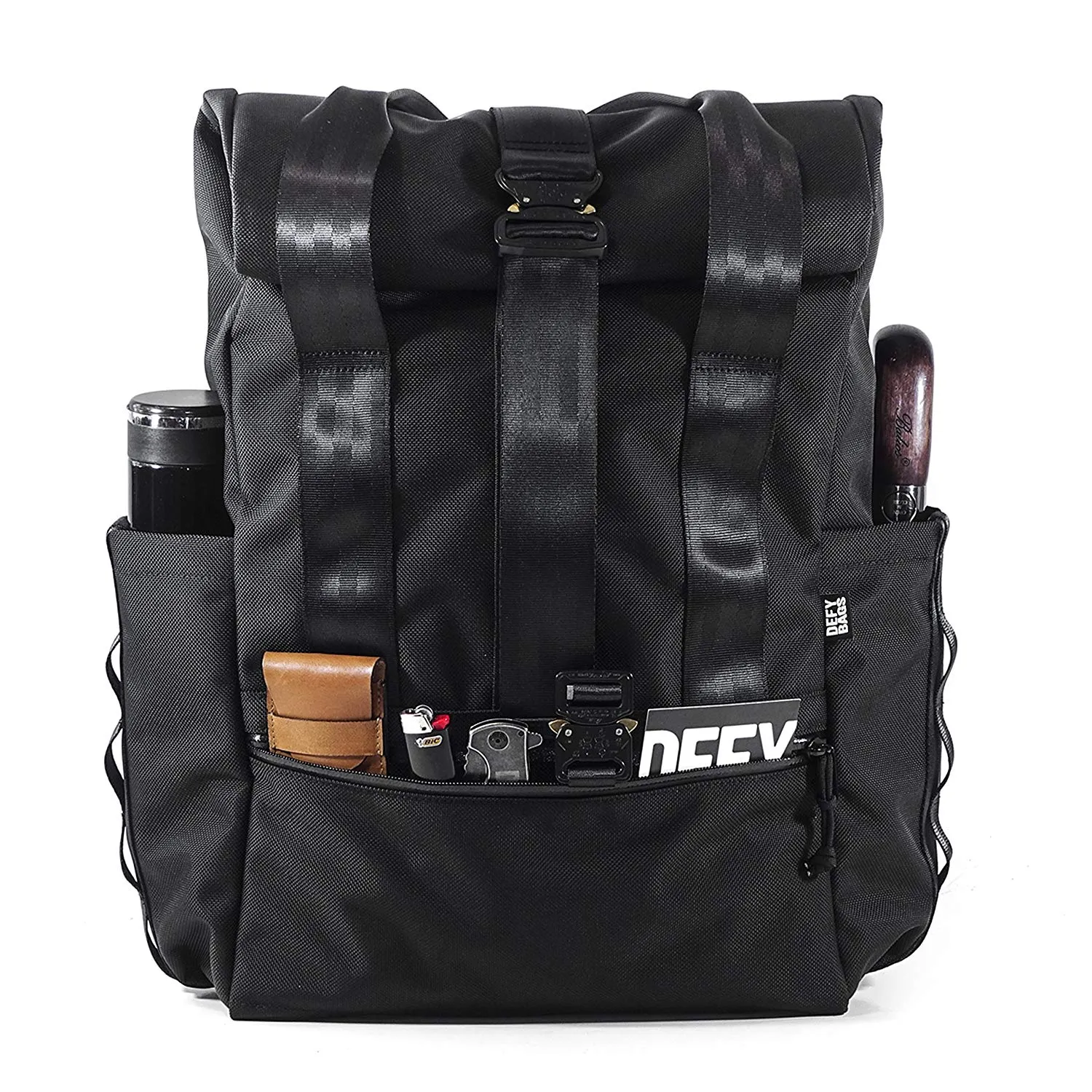 VerBockel Roll Top Backpack 2.0 'Un-Zipped' Ballistic Nylon | Ships in 3-4 Weeks