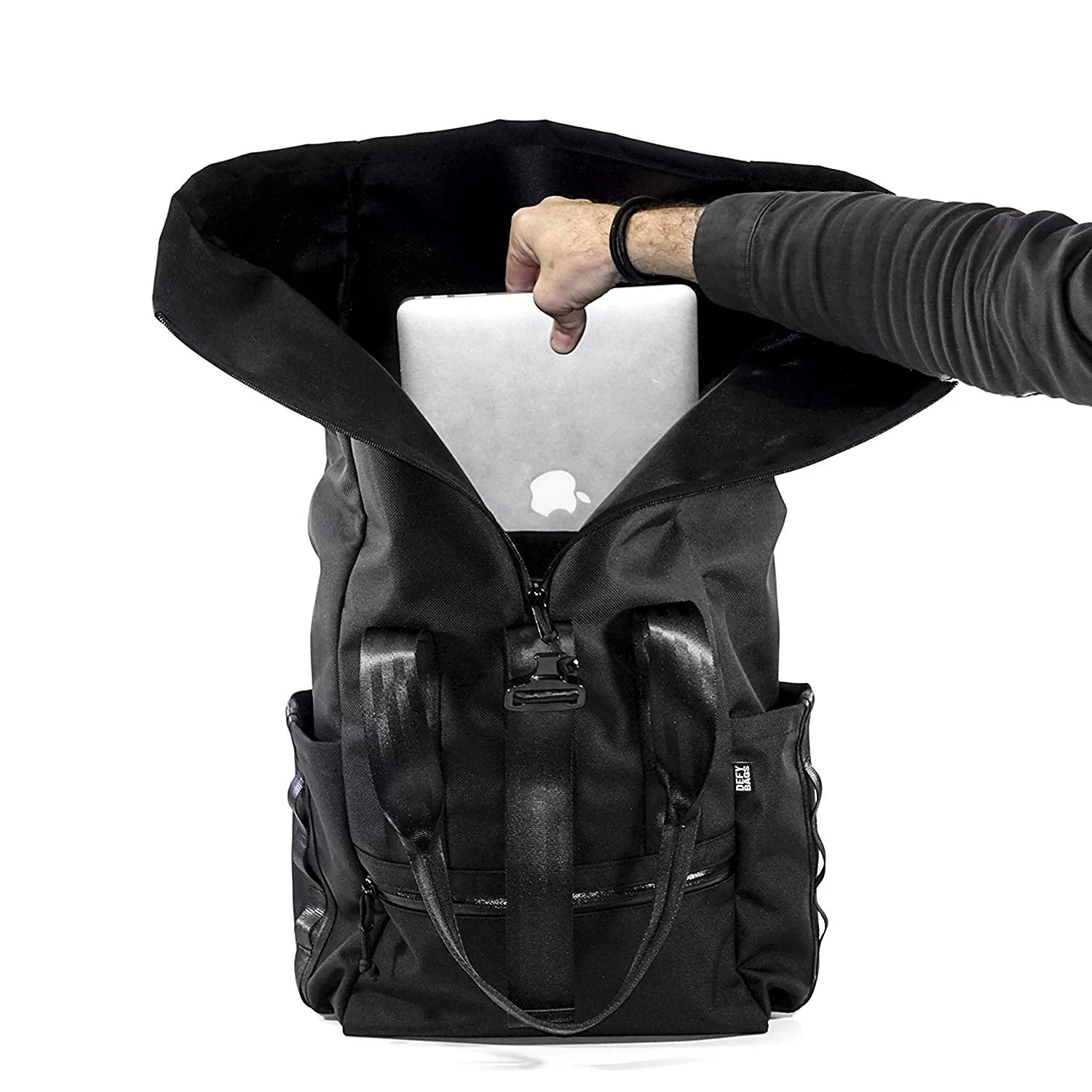 VerBockel Roll Top Backpack 2.0 'Un-Zipped' Ballistic Nylon | Ships in 3-4 Weeks