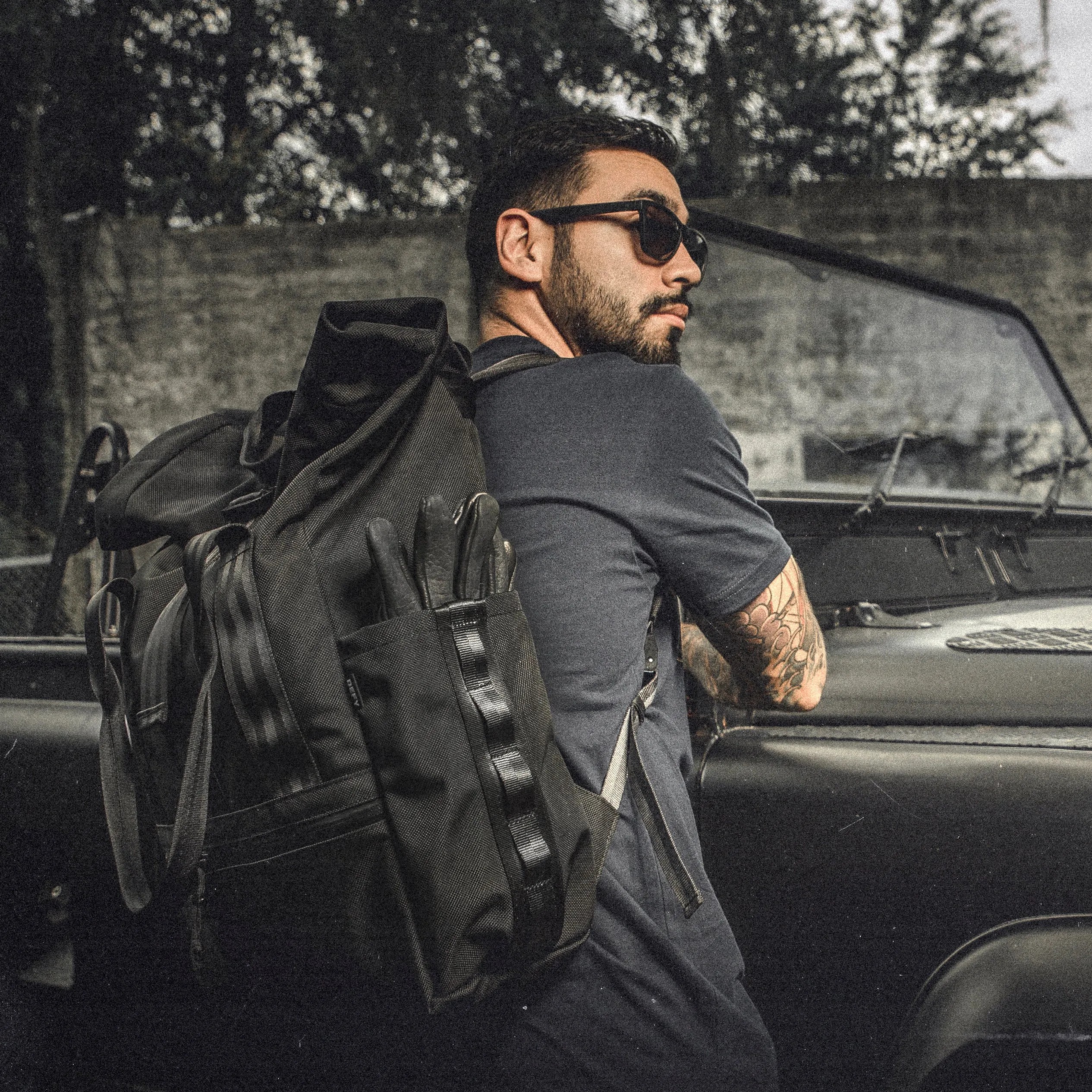 VerBockel Roll Top Backpack 2.0 'Un-Zipped' Ballistic Nylon | Ships in 3-4 Weeks
