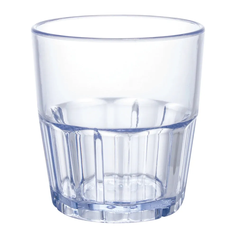 Winco PTSN-12 12oz Havana Tumbler, Plastic