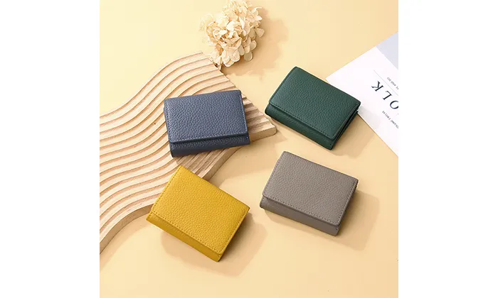 Women's Short Japanese Style Wallet with Zipper