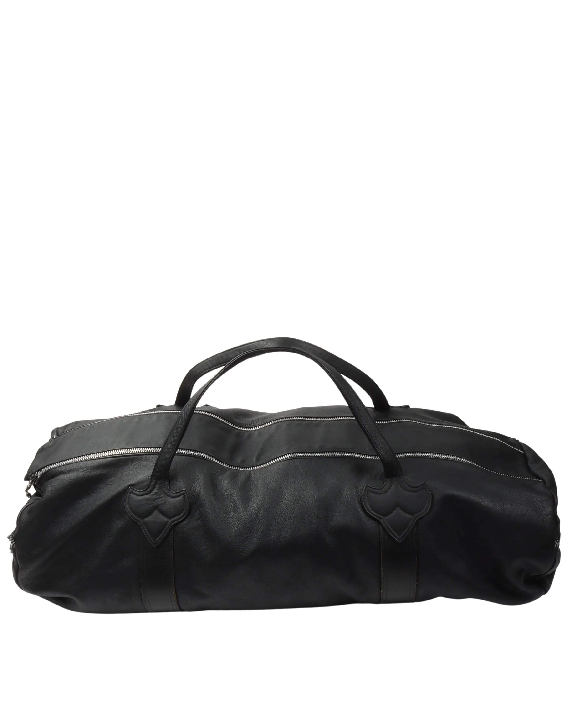 XL Leather Boston Duffel Bag