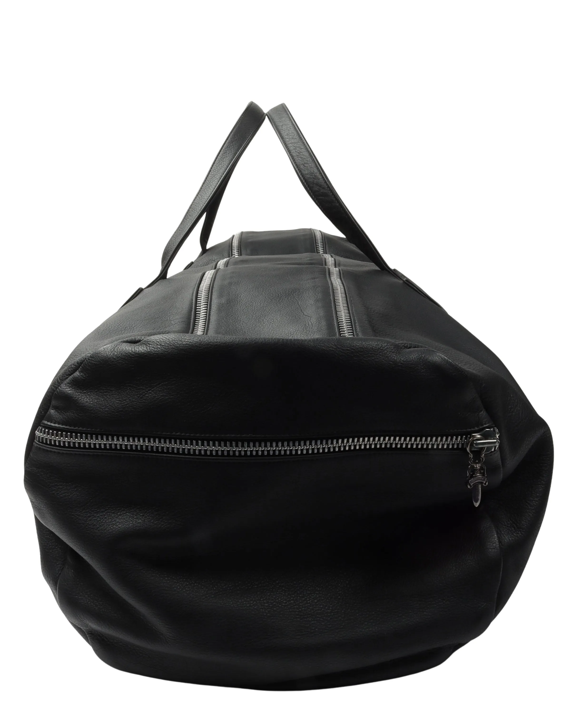 XL Leather Boston Duffel Bag