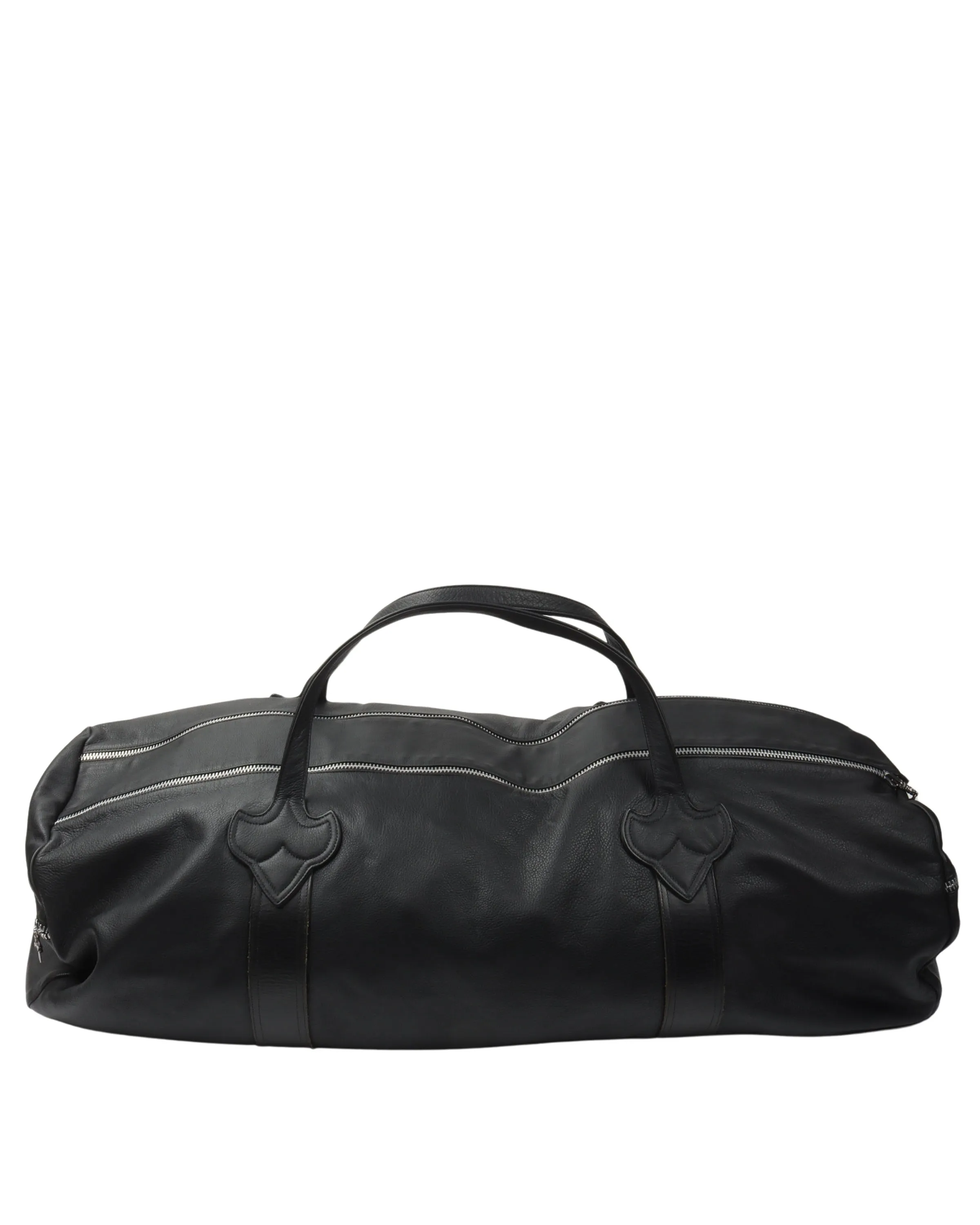XL Leather Boston Duffel Bag